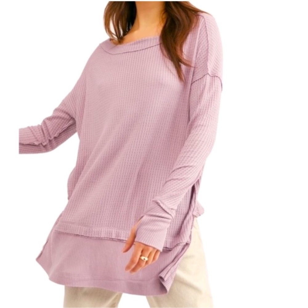 Free People North Shore Knit Tunic Long Sleeve Small
